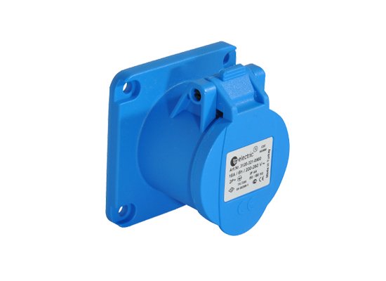 Tpelectric Cee Norm 3x16 A Monofaze Düz Makina Prizi