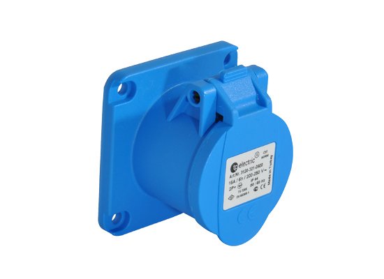 Tpelectric Cee Norm 3x16 A Monofaze Eğik Makina Prizi