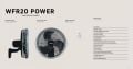 Raks WFR 20 POWER Sanayi Tipi Duvar Vantilatörü 130W