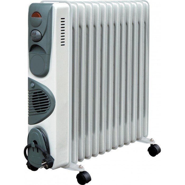 Taflan Elektrikli Yağlı Radyatör 2500 Watt 11 Dilim