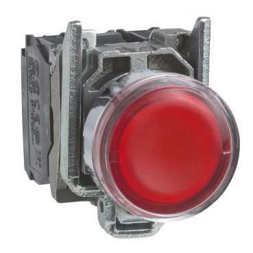 XB4BW34M5 Schneider Yaylı Buton Kırmızı Ledli 220 V